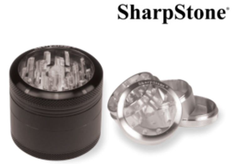 SHARPSTONE™ 4 PIECES GLASS TOP GRINDER 2.2"